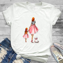 Load image into Gallery viewer, Women Shirt Ladies Female T Womens Mom Life Boy Girl Cute Fashion T-shirt Graphic Short Sleeve Summer Printed Top Tshirt