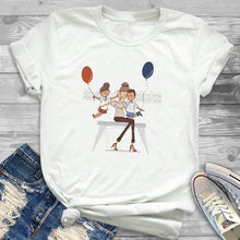 Load image into Gallery viewer, Women Shirt Ladies Female T Womens Mom Life Boy Girl Cute Fashion T-shirt Graphic Short Sleeve Summer Printed Top Tshirt