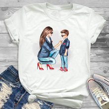 Load image into Gallery viewer, Women Shirt Ladies Female T Womens Mom Life Boy Girl Cute Fashion T-shirt Graphic Short Sleeve Summer Printed Top Tshirt
