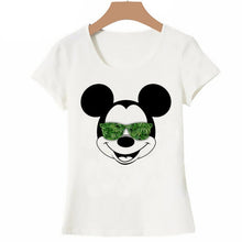 Load image into Gallery viewer, Mouse Cartoon Printing Harajuku T-shirt Women&#39;s Lion King Fashion Tshirt O-neck Short-sleeved shirt White Shirt Women&#39;s Clothing
